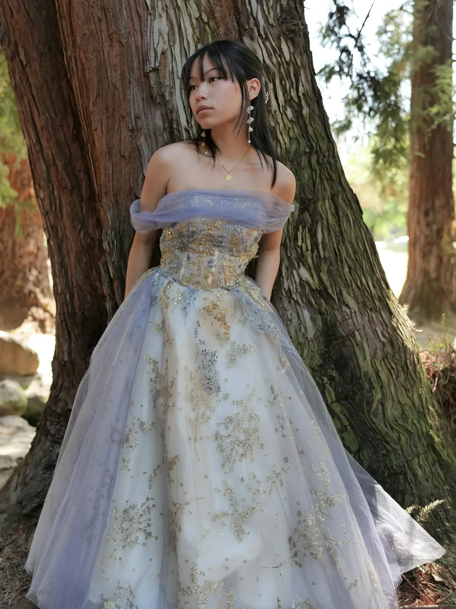 Céleste — Trägerloses Ballkleid